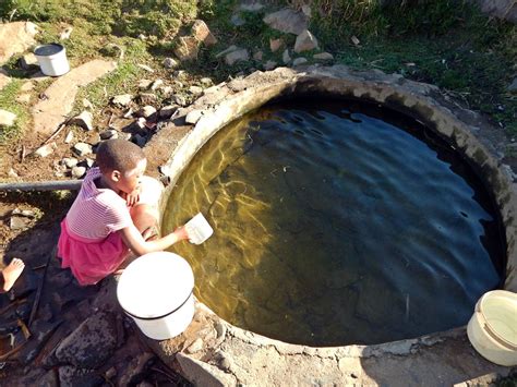 the spring charity water|Lesotho.